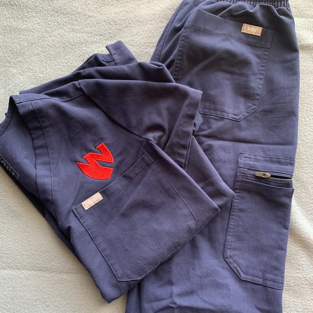 Figs Catarina Scrub Top and Yola Pant